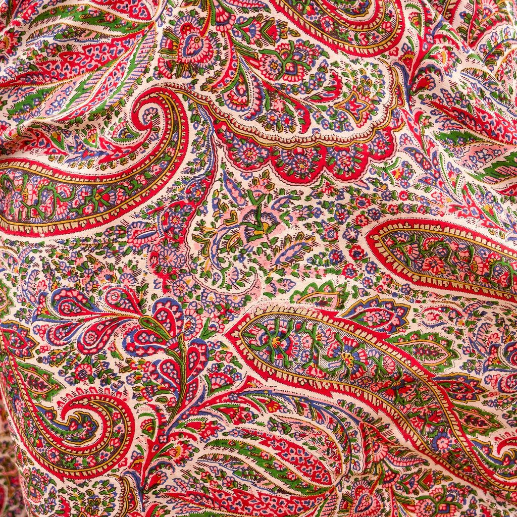 Trisha Floral Paisley Cotton Maxi Dress – styled look