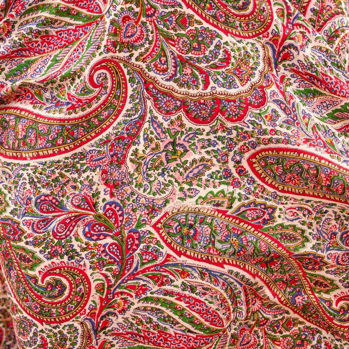 Trisha Floral Paisley Cotton Maxi Dress – styled look