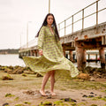 Aditi Wildflower Cotton Maxi Dress – front view