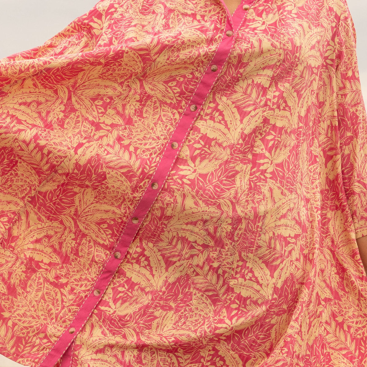 Aashi Tropical Paradise Cotton Maxi Dress – side view